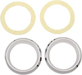 2202-0061-bc119 Drag Specialties Instrument Gauge Bezel - Chrome 2 Inch Diameter