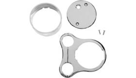 2210-0561 Drag Specialties Tee-bar Gauge Mounts For 1 1/2 Inch - Chrome
