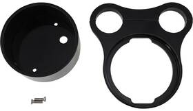 2210-0563 Drag Specialties Tee-bar Gauge Mounts For 1 1/2 Inch - Flat Black