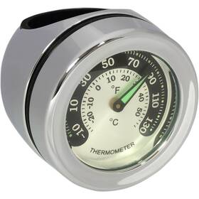 2212-0726 Drag Specialties Handlebar Mount Thermometer - Chrome For 1.25 Inch Bar