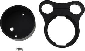 28241362 Drag Specialties T-bar Single Gauge Mount For Standard 1.5 Inch Gloss Black