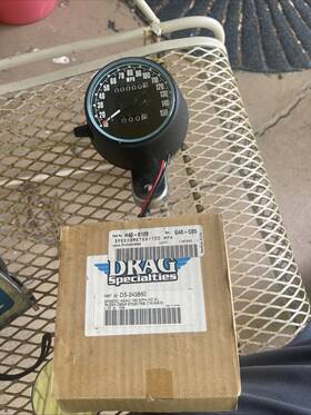 Drag Specialties Ds-24380 Speedometor Ds-243850 75-83 Hd Xl