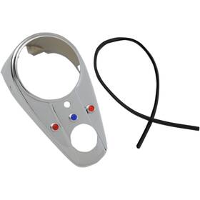 Ds-373656 Drag Specialties Three-light Dash Cover Chrome