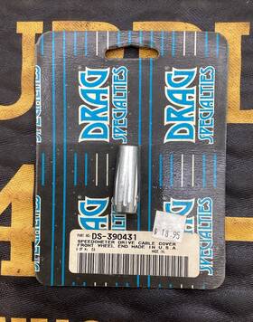 Drag Specialties Ds-390431 Nos Speedo Drive Cable Cover Front Harley Custom