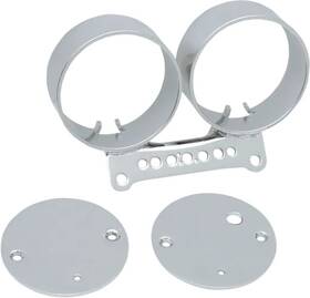 P4ccd34mus Drag Specialties Ds Chrome Double Gauge Bracket Mount For Harley Sportster 1200 Nightster 07-08
