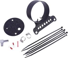 T21-6927wb Drag Specialties Single Gauge Bracket - Wrinkle Black