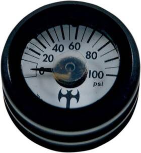 Tc-001b Eddie Trotta Designs Mini Oil Pressure Gauge Black #tc-001b Harley Davidson Sportster