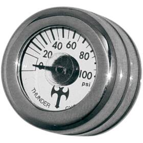 Tc-001 Eddie Trottas Thunder Design Trotta Designs Fits Mini Oil Pressure Gauge And Cover - Polished