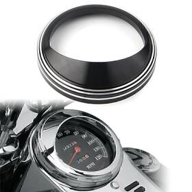 Efmotorshop 211110995593 Aluminum 5 Inch Speedometer Gauge Bezel Trim Ring Visor Cover For Harley Road King Us