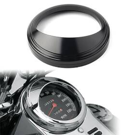 Efmotorshop 211311172748 Black 5 Inch Speedometer Gauge Bezel Trim Ring Visor Cover For Harley Road King Us