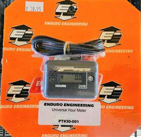 30-001 Enduro Engineering #30-001 Universal Hour Meter For Motorcycle Atv
