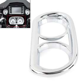 Enen-tradingusa 612050757706 Gauge Bezel Trim Kit Motorcycle For Harley Road Glide Fltrx 2015-later Chrome