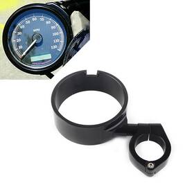 Eparts 996812255595 Black 39mm Side Mount Speedo Relocation Bracket For Harley Dyna Sportster Xl883
