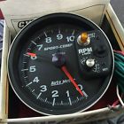 2650-272 Face Auto Adjustable Shift .. 5 " Harley Tack. Black Meter Light