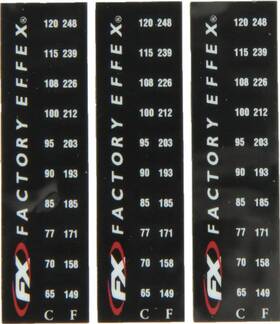 4320-0427 Factory Effex 2010 Honda Crf450r Temp Specialty Sticker Self-adhesive Temperatur