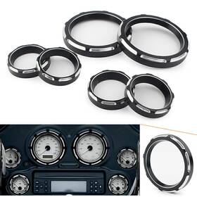 Flashbuyeasy 550749614872 Cut Speedometer Board Burst Gauge Bezel Cnc For Harley Touring Flht Flhx 96 - 13
