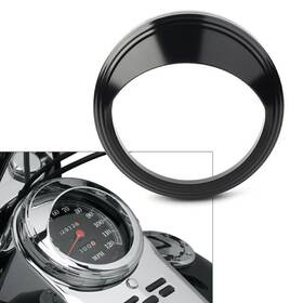 Fortodayyus 550729107349 For Harley Road Glide 5 Inch Speedometer Gauge Bezel Covers Trim Ring Visor