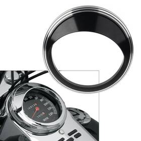 Fortodayyus 550729525532 For Harley Road Glide 5 Inch Speedometer Gauge Bezel Covers Trim Ring Visor Custom