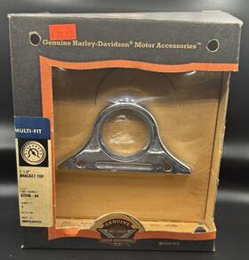67246-04 Genuine Harley-davidson #67246-04 Made In Usa Nos Billet Gauge Top Bracket