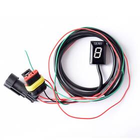 Gfyship 768381915718 Red Motorcycle 1-6 Level Gear Indicator For Ducati Monster 1000 2003-2005