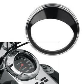 Goodnewstoreusa 550714652670 5 Inch Speedometer Gauge Bezel Covers Ring Visor Trim For Harley Road Glide Custom
