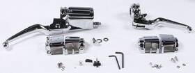 26-045 Harddrive Handlebar Controls Without Switches 5/8 Inch Chrome Harley Davidson