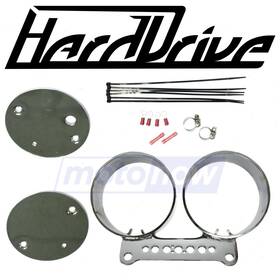 Hfb7 Harddrive Mn/hfb7 Dual Gauge Mount Bracket Kit For 2005 Harley Davidson Fxdc Super Sb