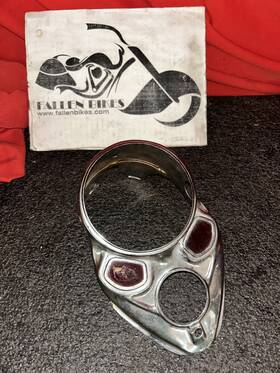 Harley-davidson 4516-36 E El Flathead Big Twin 1936-1937 Skull Dash Cover Chrome