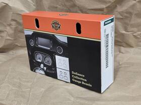 61400360 Harley-davidson Defiance Collection Gauge Bezels