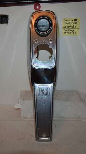 61414-82 Harley-davidson Fxr Center Fill Dash Tank Panel With Oem Fuel Gauge # H1