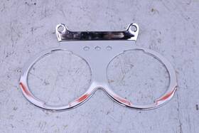 67089-85 Harley-davidson Xl Speedometer/tachometer Chrome Gauge Bracket Fxr
