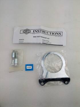 67268-06a Harley-davidson Genuine Mini Tachometer Chrome Mounting Bracket Fxdwg