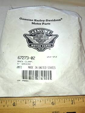 Harley-davidson #67273-02 Nos Harley-davidson#67273-02 Back Clamp 5 Inch Speedo Flhrsei/2 2002-2003 Road King