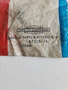 67325-76 Harley-davidson 1 Nos 82-83 Fxr Fxrs Odometer Reset Knob Amf