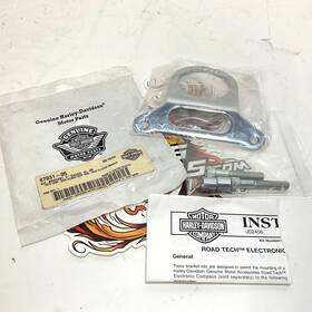 67931-05 Harley-davidson Nos Genuine 2-inch Gauge Bracket Kit 2003 And Earlier Xl