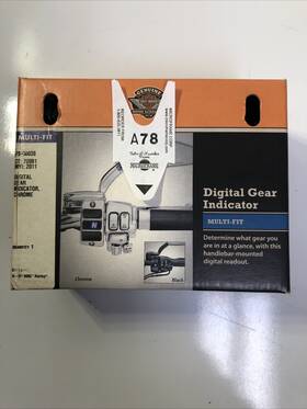 70900038 Harley-davidson Oem Digital Gear Indicator Chrome 7900038 Multi-fit