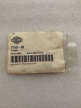 71141-68 Harley-davidson Oem Indicator Light Lamp Retainer
