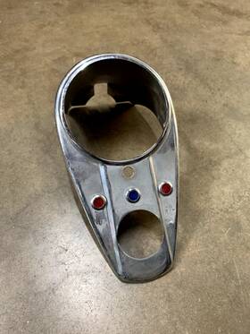 71270-62 Harley-davidson 1962-67 Panhead Shovelhead Knucklehead 3 Light Dash Cover