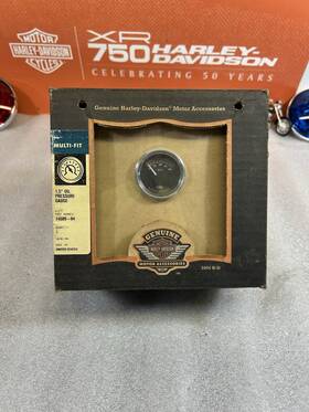 74509 Harley-davidson Oem 1.5 Oil Pressure Gauge