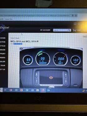 Mcl-3014 Harley-davidson Dakota Digital Gauges