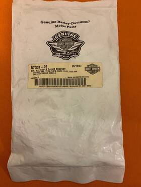 67331-04 Hd Harley Davidson Triple Gauge Bracket 1.5 Inch 96 Fxdwg 00 Fxstb Flstf