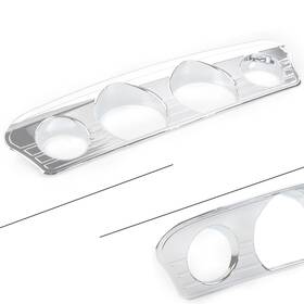 Hkseller-au 550756877000 Tri Line Gauge Trim Cover For Harley Touring Electra Street Glide Ultra 2014-23