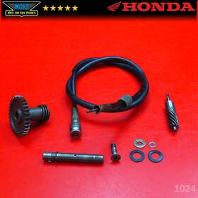 12431-385-000 Honda Genuine Oem 1976 Xl350 Tachometer Sending Gear Cable Set