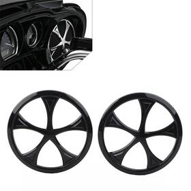 Hukyu 612058520906 Front Speaker Grill Trim Cover For Harley Trike Tri Glide Ultra Classic 2014-22