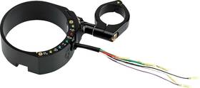 10-308b Joker Machine Speedometer Side Mount - Black Anodized
