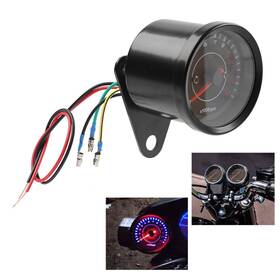 Kabusikikaisya-kawausa 550740598669 Night Light Tachometer Gauge Speedometer 12v For Harley Xl Sportster 1200 Black