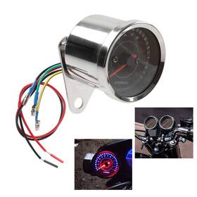 Kabusikikaisya-kawausa 550742615623 Night Light Tachometer Gauge Speedometer 12v For Harley Xl Sportster 1200 Chrome
