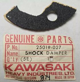 25019-027 Kawasaki Nos 1973-1975 Z1 900 Tachometer Gauge Shock Damper A Oem