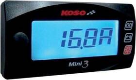 Ba003190 Koso North America Mini 3 Series Volt And Amp Meter