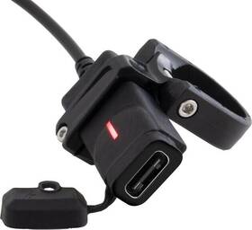 Kw005001 Koso North America Usb-c Usb Port Adaptor With Bar Clamp 7/8 Inch 1 1-1/8